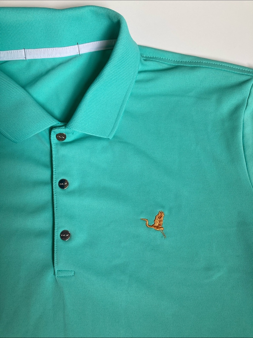 RLX Ralph Lauren Polo Shirt Mens Golf Performance Stretch Green S